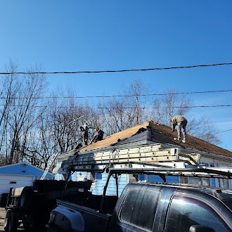 Wind Damage Repair - Westlake - Before
