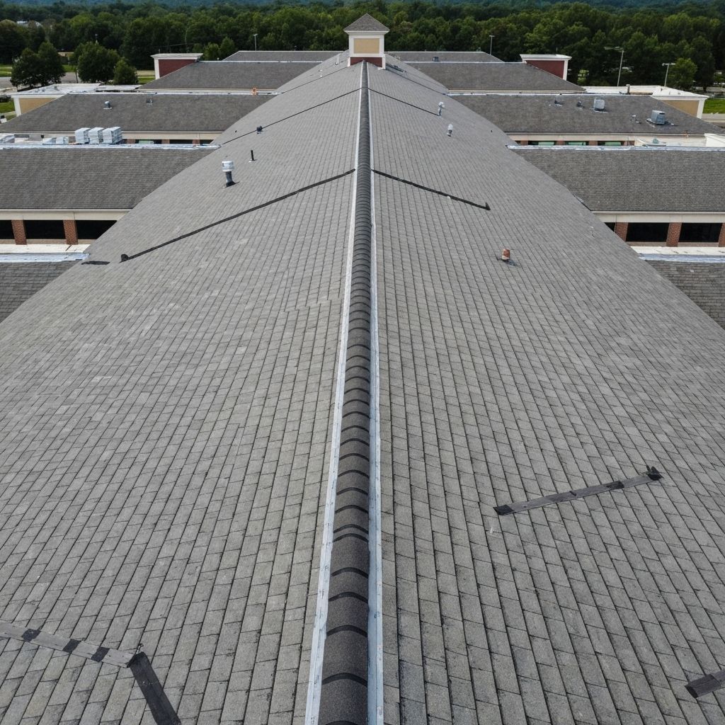 After: New roof decking with proper underlayment and ventilation system