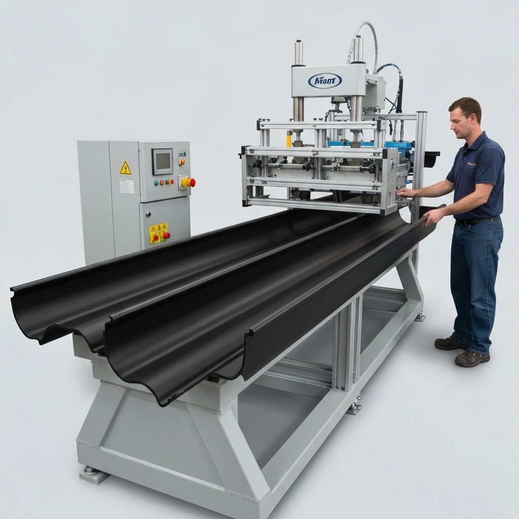 YICN seamless gutter machine custom-forming gutters on-site